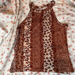 Mudd Fall Color Boho Fairy Crop Top